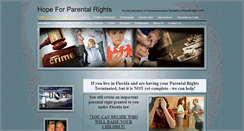 Desktop Screenshot of hopeforparentalrights.org